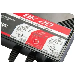 BS Battery, Autobatterie Ladegerät, BS-BATTERY Chargeur de Batterie intelligent BK20 6V/12V 3x2A (2 A, 12V, 6V)