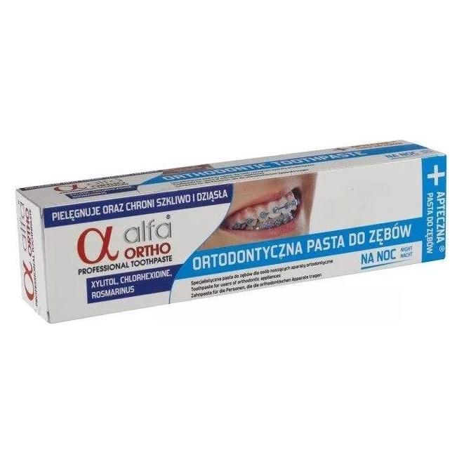Alfa Ortho Kräuterzahnpasta für die Nacht für Menschen, die 75 ml orthopädischer Apparate tragen - l (75 ml) (37019448)