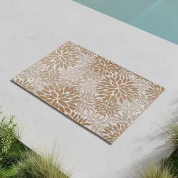 Outdoorteppich Noura Beige/Weiß ca. 160x230 cm