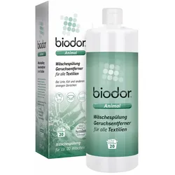 1 Liter Biodor Animal Wäschespülung – Geruchsentferner für Tiertextilien