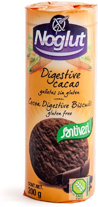 Santiveri Noglut Galletas Digestive Cacao Sin Gluten
