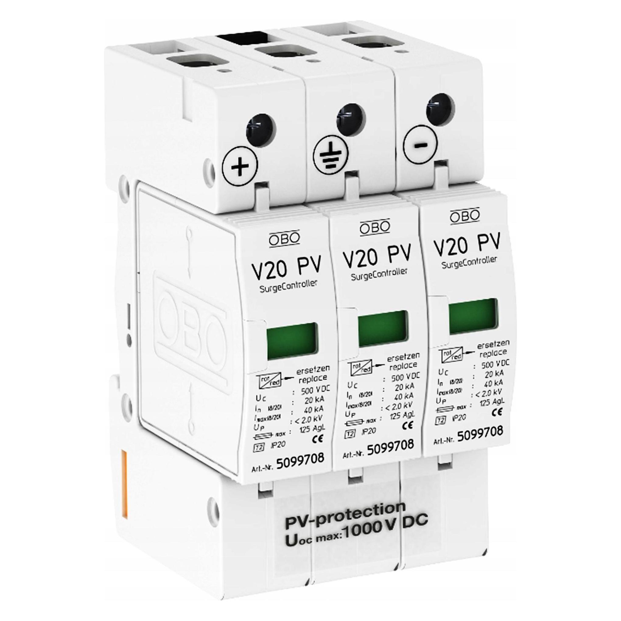 OBO Bettermann OBO Ü-ABLEITER V20-C/3-PH-1000 / OBO V20-C 3-PH-1000 5094608 (54821318)
