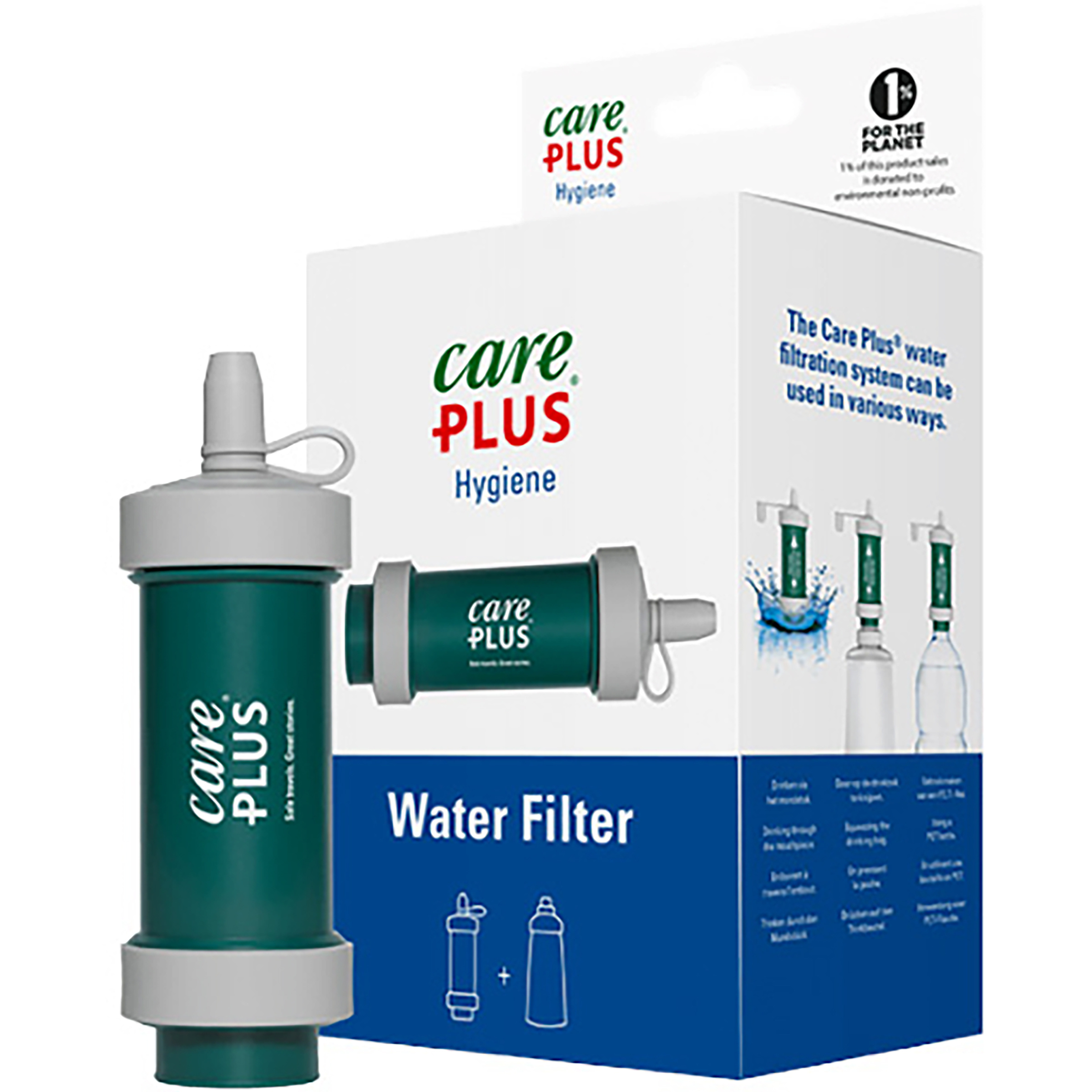 Care Plus Wasserfilter Wasseraufbereitung blau Camping