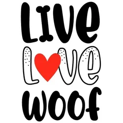 240x PAPER + DESIGN Tissue-Serviette 33 x 33 cm Love Woof 3-lagig