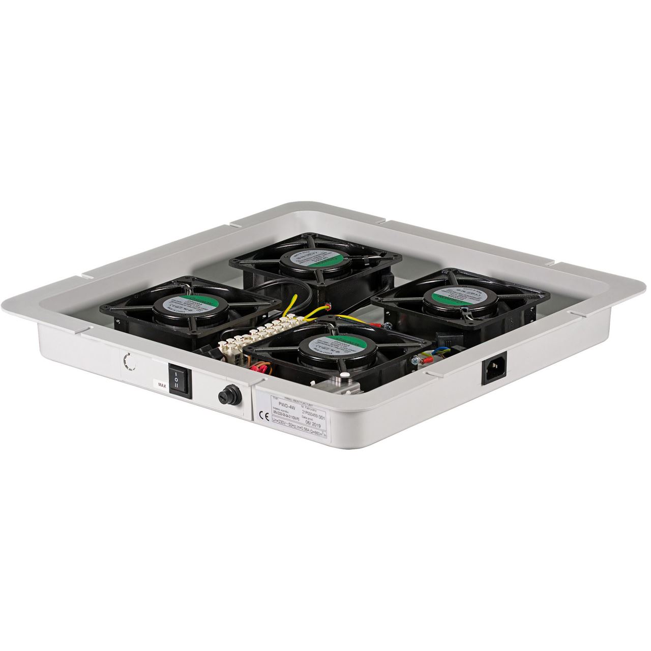 EFB Elektronik Dachl?fter 4-fach mit Thermostat, f?r PEL, RAL9005