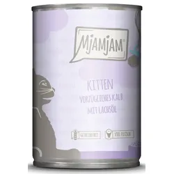 MjAMjAM Kitten vorzügliches Kalb mit Lachsöl 6x400 g