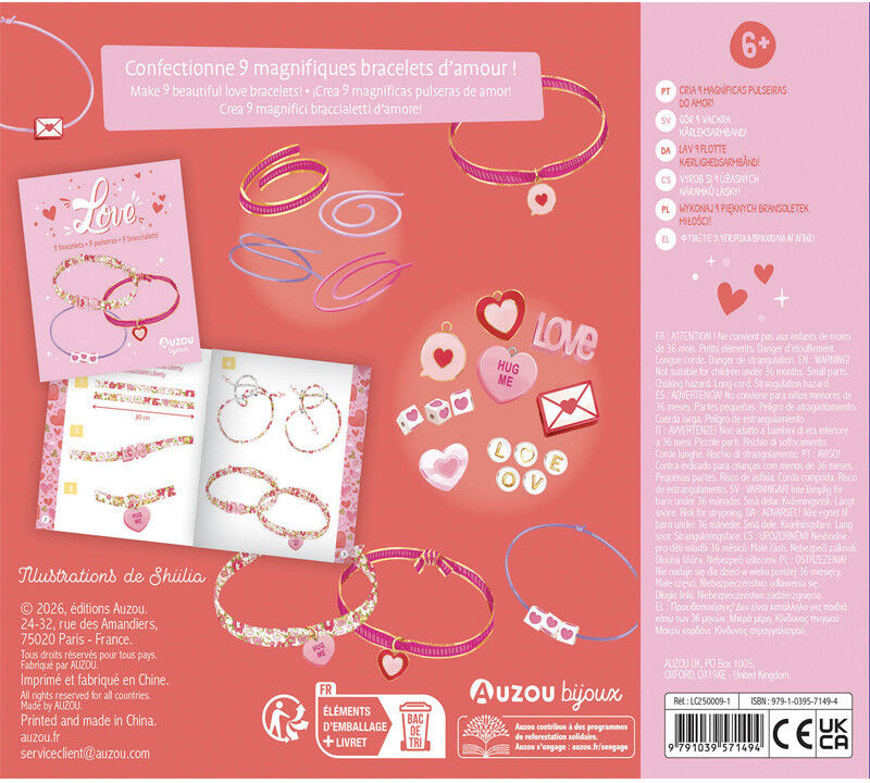 Mes jolis bijoux : Love - Auzou