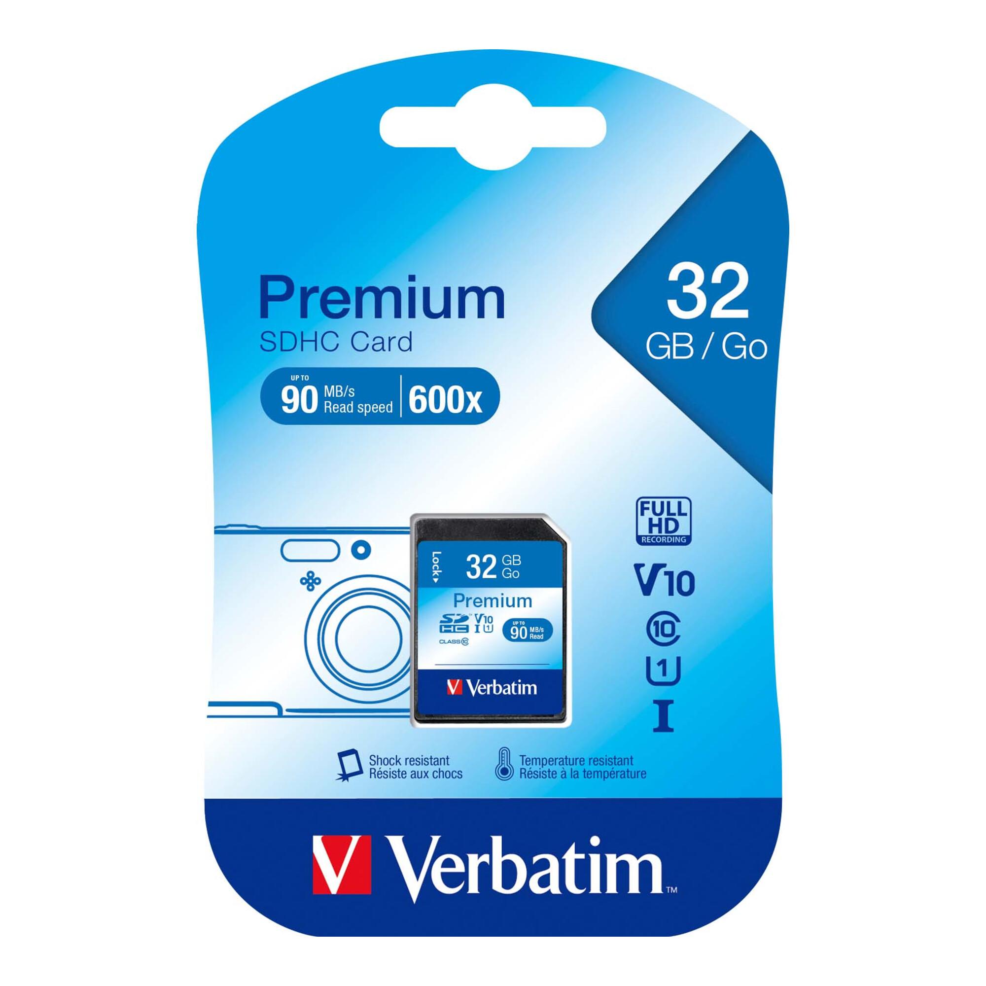 Verbatim SDHC-Card 32GB Class 10 43963)