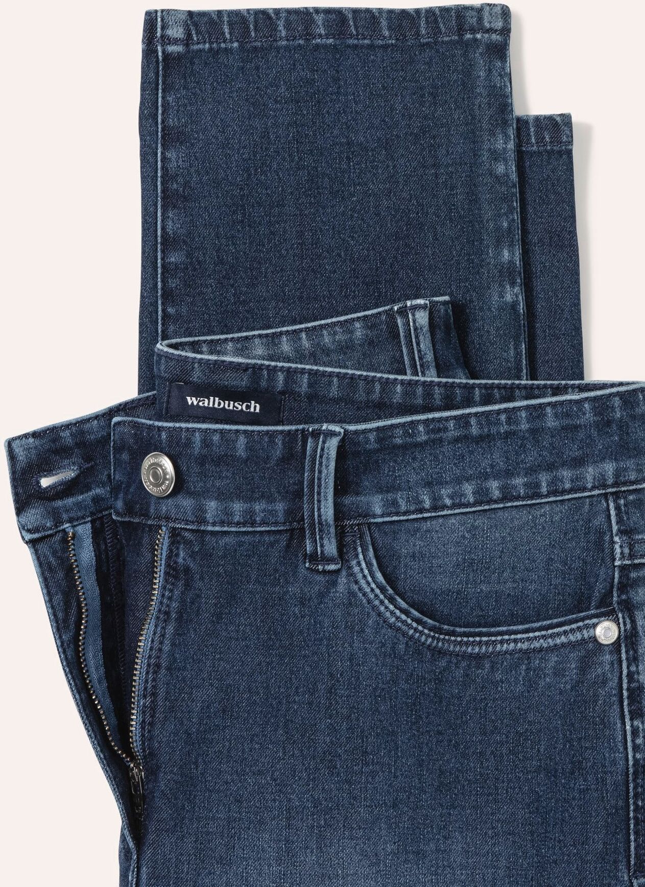 Walbusch Bi-Stretch-Jeans Softtouch, Regular Fit#normale Größen#Kurzgrößen#Langgrößen, Farbe Blau, 96, längs- und querelastisch weich und leicht Damen