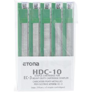 Etona Etona Heftklammer-Kassette HDC-10, für  EC3, 210 Klammern, 5 Pack
