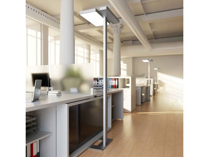 Aila Lampadaire Silver/White - Arcchio - Bureau / espaces de travail - Moderne - Aluminium - À ampoule unique