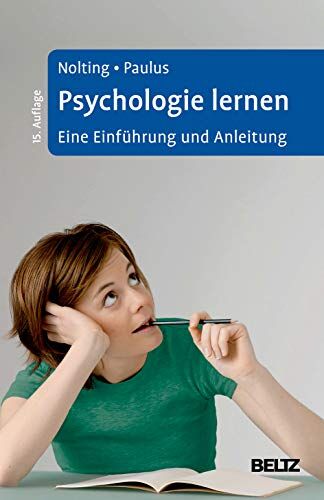 Hans-Peter Nolting - Psychologie lernen: Eine Einführung und Anleitung - Preis vom 02.10.2026 23:42:20 h