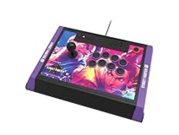 Hori PS5 Fighting Stick Alpha (Street Fighter VI) pour Playstation 5, PS4, PC - Licence officielle Sony et Capcom