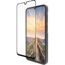 dbramante1928 Eco-Shield Displayschutzfolie, Galaxy A16, schwarze Kanten (1 Stk., Samsung Galaxy A16), Smartphone Schutzfolie, Transparent, Schwarz