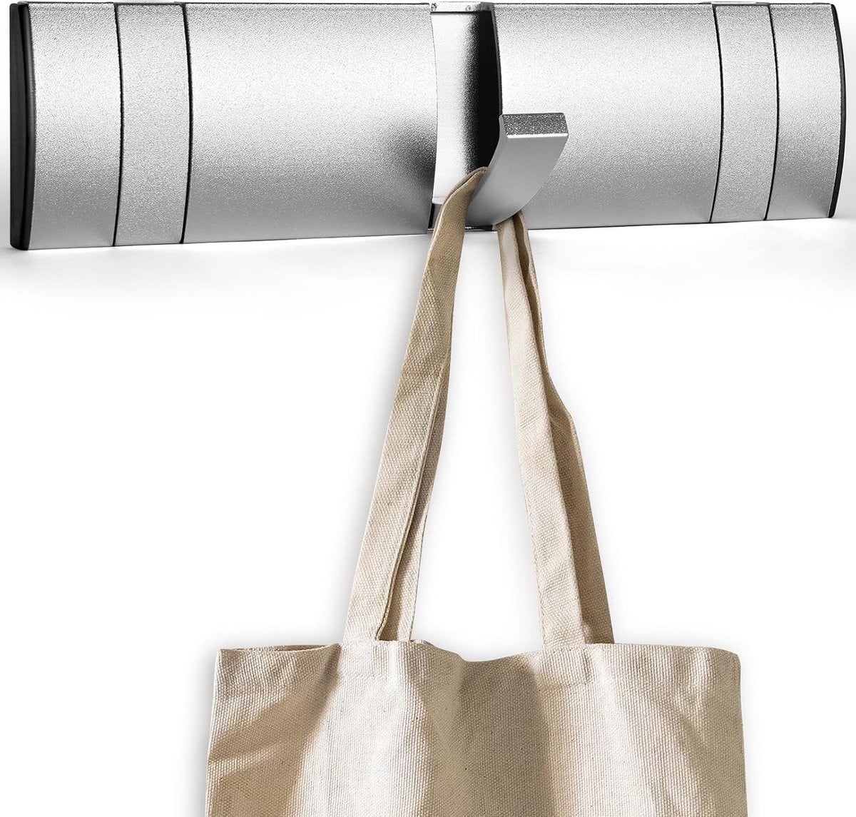 ShopVlot Flip Wandkapstok met 3 Inklapbare Haken - Roestvrij Staal - Verborgen Deurgarderobe