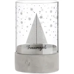 Zement Windlicht Traumzeit 13,5cm