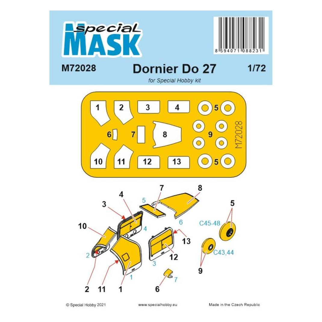 Special Hobby Dornier Do.27 Mask (100-M72028)