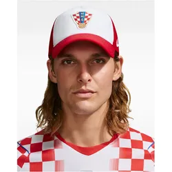 NIKE HNS Kroatien Club Poly Cap 614 - sport red/white L/XL
