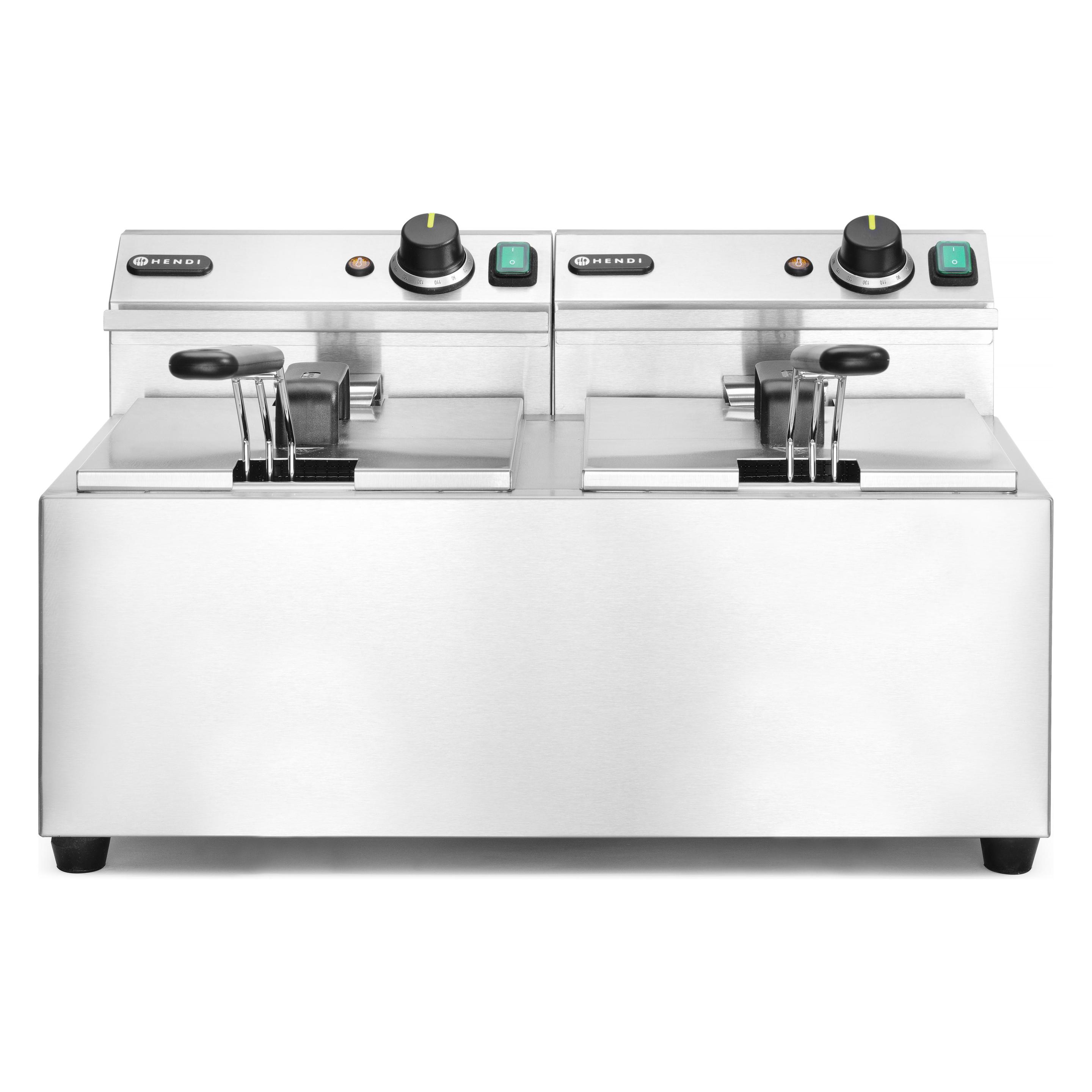 Hendi Friteuse Profi Line 2x8 l 230V 2x3500W (16 l) (207307)