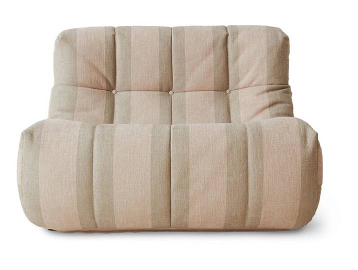 HKliving Fauteuil Lazy Lodge stof - Beige
