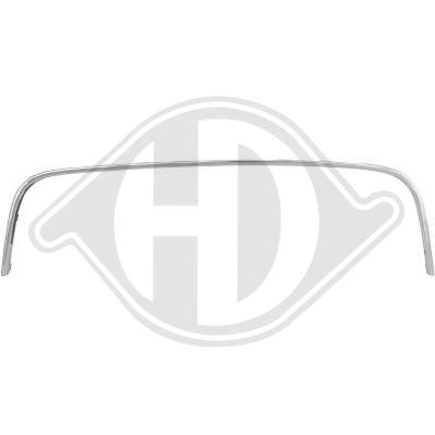 DIEDERICHS Rahmen, Kühlergitter 2232044 mitte für VW