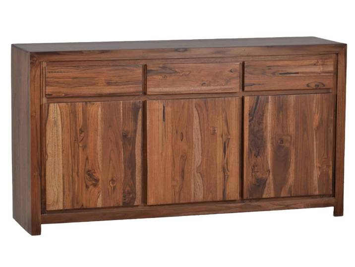 MiaMöbel Sideboard Maharaja Massivholz Teak Modern Indien Indisch