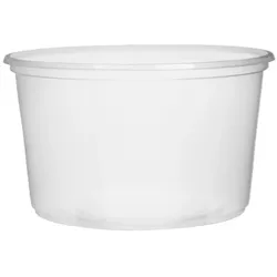 MONOUSO - Verpackungsbecher aus Plastik 300ml Ø10,5cm (100 Stück)
