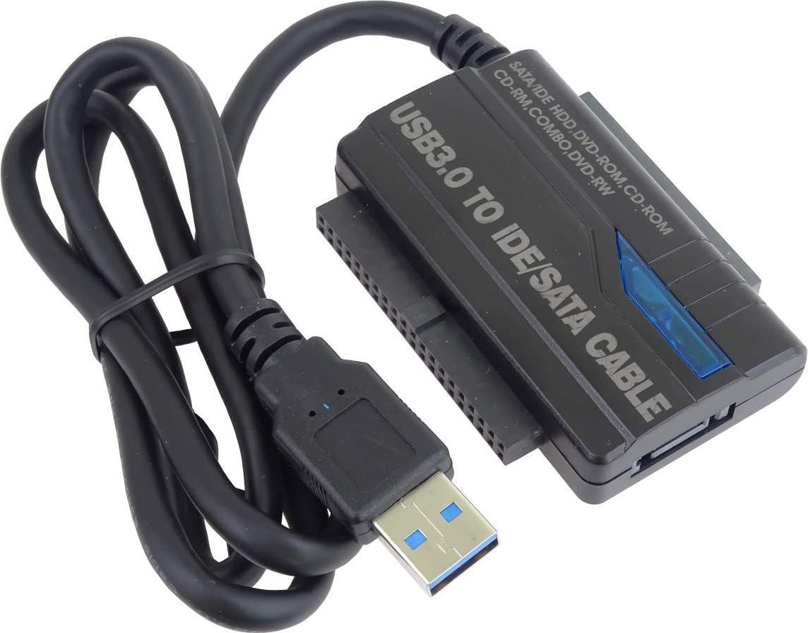 PremiumCord USB 3.0 naar SATA en IDE adapter met kabel