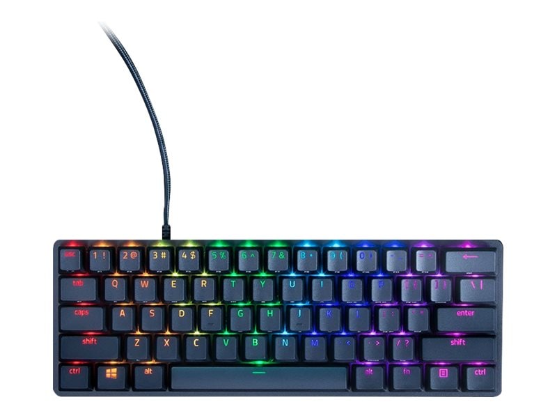 RAZER Huntsman Mini Purple Switch Kabelgebundene Gaming Tastatur RZ03-03391700-R3G1