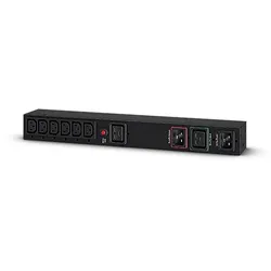 CyberPower MBP20HVIEC6A Maintenance Bypass PDU Rack 1U, Eingang 16A- (1) IEC C19 + (2) IEC C20, Ausgang 16A- (6) IEC C13 + (1) IEC C19 für OL + OLSA Rackmount