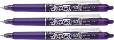 PILOT FRIXION ball CLICKER Tintenroller violett 0,4 mm, Schreibfarbe: lila, 1 St.