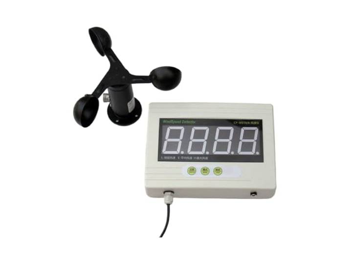 Metall-Export-Windsensor Drei Tassen(Black RS485sensor+display)