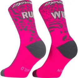 Dynafit Run Wild Crew Laufsocken Pink Glo/0720 Gr. 39-42