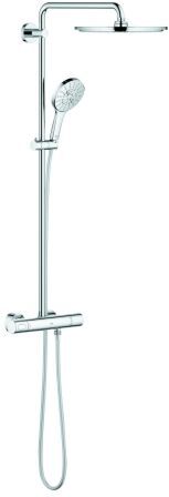 Grohe Rainshower SmartActive 310 Duschsystem 27966001 mit Aufputz-Thermostat, Wandmontage, chrom