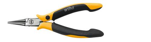 Wiha 26804 ESD Rundzange Gerade Werkzeugstahl 120 mm