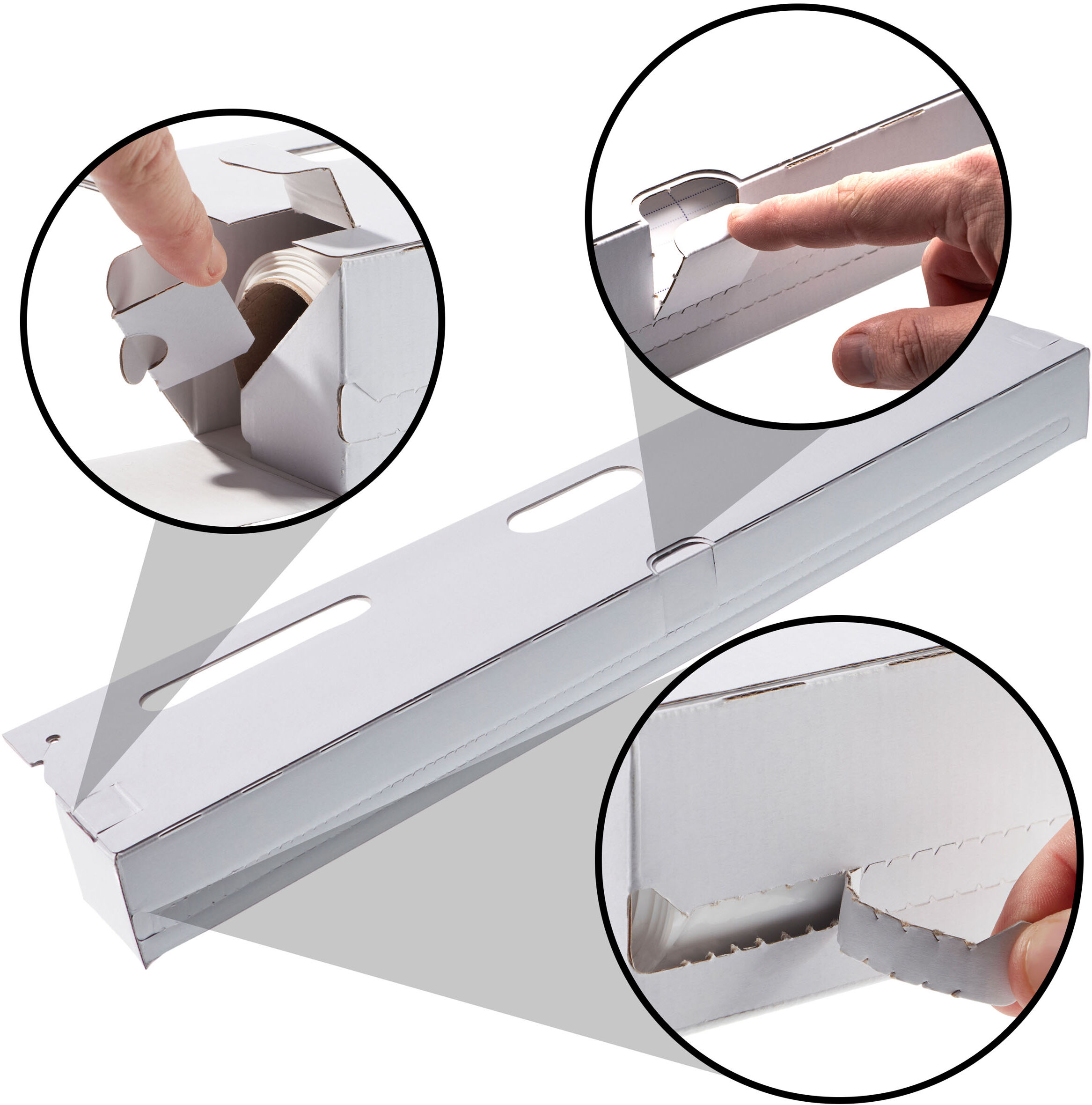 SPRINTIS Film électrostatique pour paperboard, 80 x 60 cm, 25 feuilles, PP, blanc