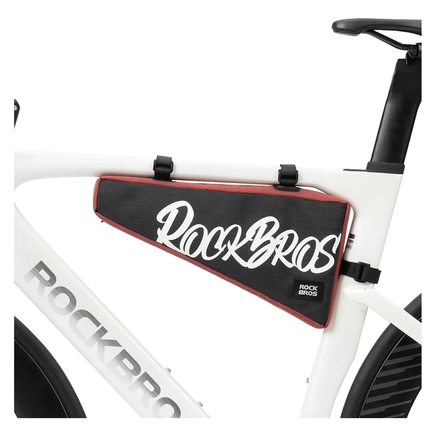 . Torba trójkątna Rockbros G008 Flash Journey - XL, czerwona (1.90 l, Rahmentasche) (5907769391262)