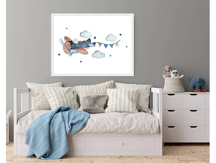 Bild Fly 63 x 83cm Multicolor
