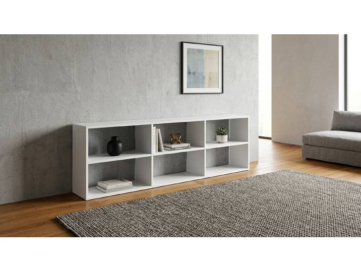 Des étagères dans différentes nuances de gris MDF mélaminé MDF Blanc mat