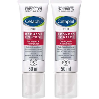 Cetaphil Redness Control beruhigende Nachtpflege 2x 2x50 ml Nachtcreme