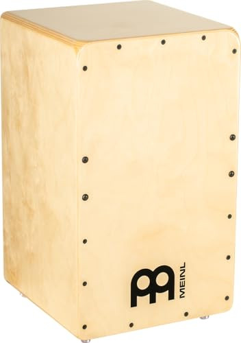 Meinl Percussion Cajon Box Drum met interne snaren voor snare-effect, Natuurlijk, Baltische berk, WC100B