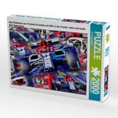 CALVENDO Puzzle Kimi Räikkönen aus Finnland ist bereits seit 2001 in der Formel 1 aktiv und wurde 2007 Weltmeister. | 2000 Teile Lege-Größe 90x67cm Fo