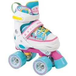 Hudora, Mädchen, Rollschuhe, Einstellbare Skates Skate Wonders (28, 29, 30, 31), Mehrfarbig