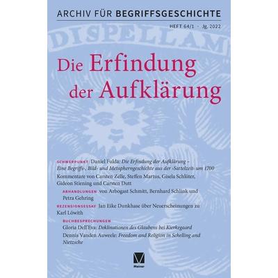 Archiv für Begriffsgeschichte. Band 64,1, Taschenbuch von , Meiner, F, 978-3-7873-4258-7