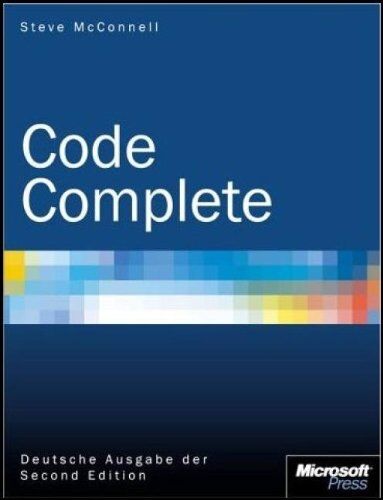 Steve McConnell - Code Complete - Deutsche Ausgabe der Second Edition - Preis vom 01.10.2026 17:08:56 h
