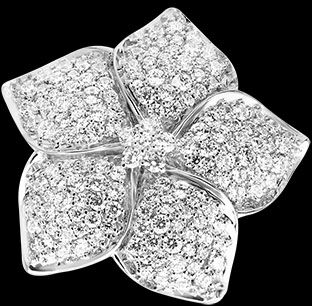 Edenly RosÃ©e-Ring â€“ 9-karÃ¤tiges WeiÃŸgold und synthetische Diamanten