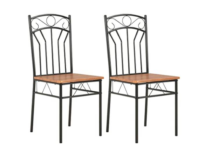 vidaXL Eetkamerstoelen 2 st MDF bruin