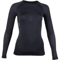 UYN Fusyon Winter langarm Funktionsshirt Damen black/anthrazit/anthrazit XS