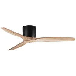 Nova Luce 9952370 NINEMIA Ventilator Schwarz/Braun