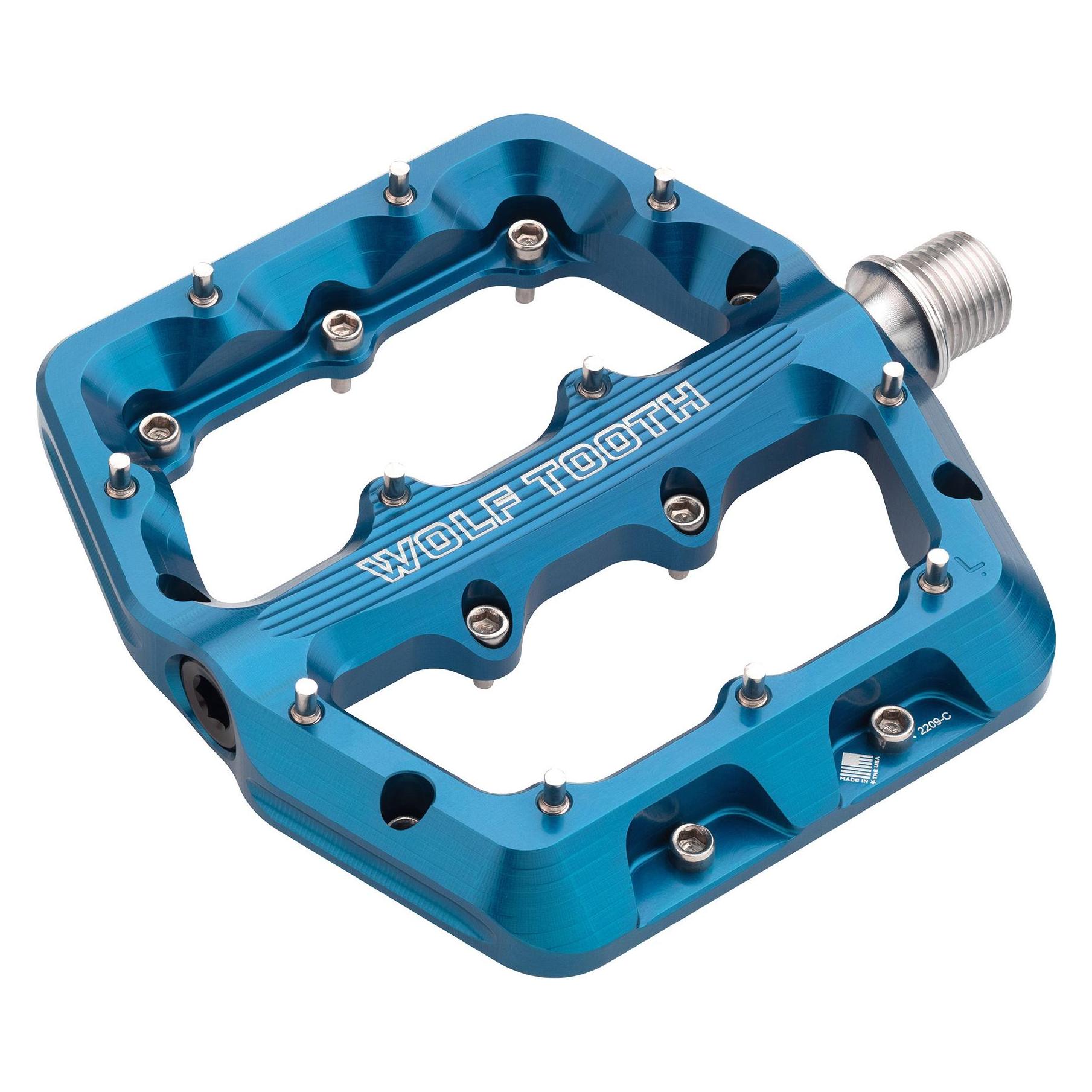 Wolf Tooth Waveform Pedals, Small, Plattform-Pedal, blue (PDL-WF-SM-BLU)